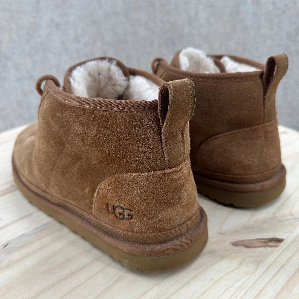 UGG Neumel Chestnut Suede Lace Up Chukka‎ Ankle Boots Mens 11
